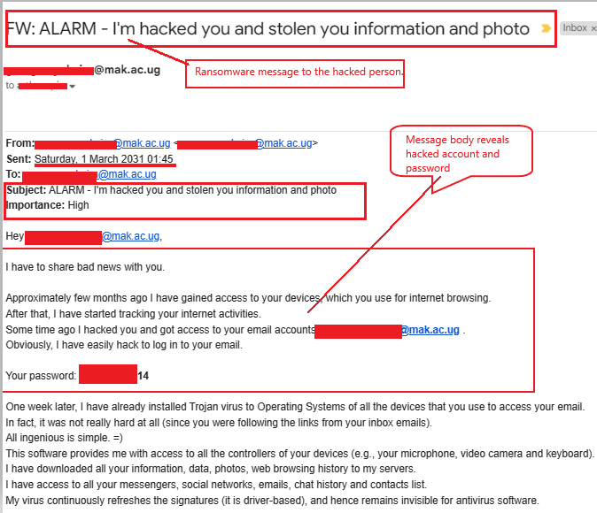 Beware of Spam/Scam Emails With Malicious Software(Viruses ...